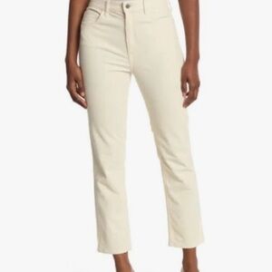 Club Monaco Cream High Rise Corduroy Pants Size 27